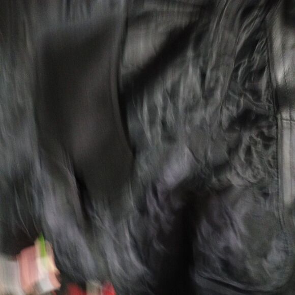 Vintage Zony Inc Black Leather Motorcycle Jacket w/ Removable Liner – Mens Large - Picture 5 of 16